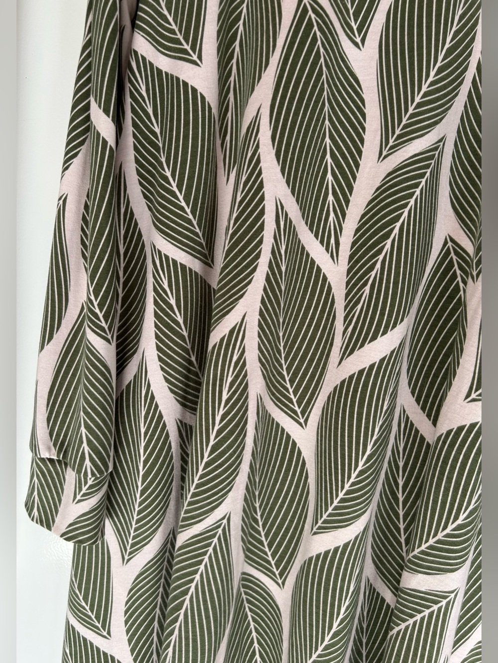 LuLaRoe Emily dress size XL olive green cream pockets - Picture 10 of 15